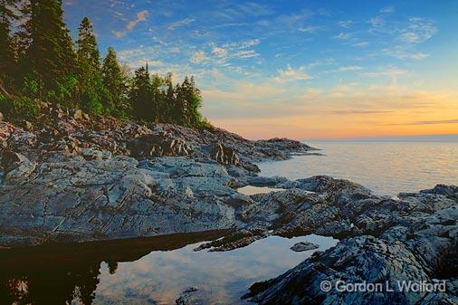 North Shore At Sunset_02974.jpg - Photographed on the north shore of Lake Superior near Wawa, Ontario, Canada.
